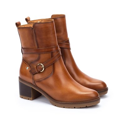 Bottines à talon en cuir Llanes PIKOLINOS