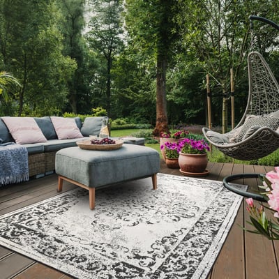 Tapis extérieur, kilim reversible LYN2 AP REVERSIBLE UN AMOUR DE TAPIS