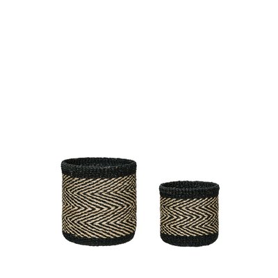 Paniers (set de 2) CRISS CROSS HUBSCH