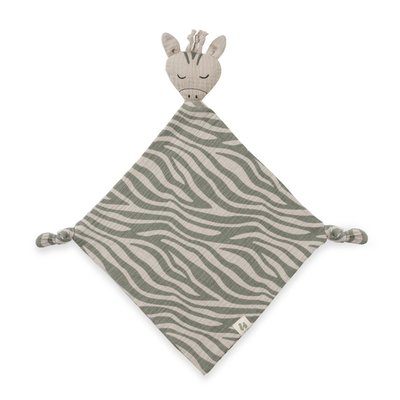 Doudou Cuddle N Play Zebra Sage HAUCK