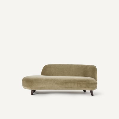 Sofá-cama em veludo de linho, Rosebury, design de Emmanuel Gallina AM.PM X EMMANUEL GALLINA