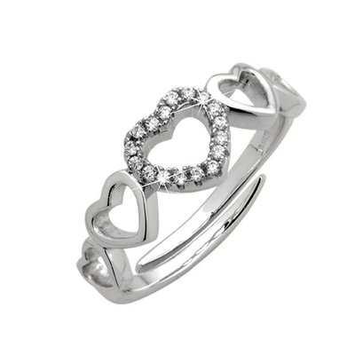 Bague en argent 925 HEARTS BLUESPIRIT