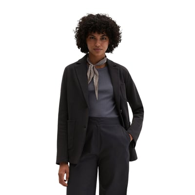 Blazer en jersey piqué regular en mélange de coton organique MARC O'POLO