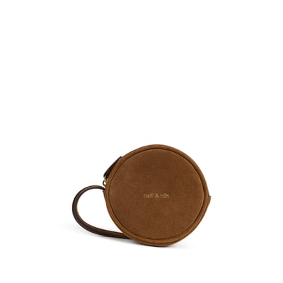 Sac à bandoulière rond en cuir OLIA NAT & NIN