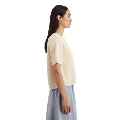 Cardigan manches courtes regular en fil bouclé MARC O'POLO