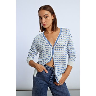 Gilet rayé oversize LILI SIDONIO