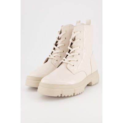 Bottines en cuir verni, surpiqûres CAPRICE