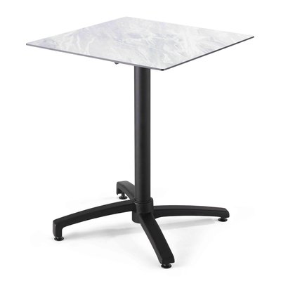 Table de jardin stratifié avec pied inclinable, OPERA OVIALA