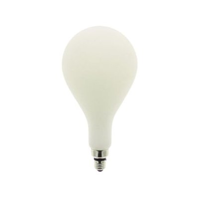 Ampoule Led Déco Éclairante Poire Opaline Au Verre Lacté, Culot E27, 24w Cons. (185w Eq.), 3200 Lumens, Lumière Blanc Neutre XANLITE
