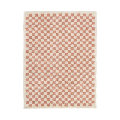 Tapis à poil haut doux et confortable CHECKERS AFK LIVING
