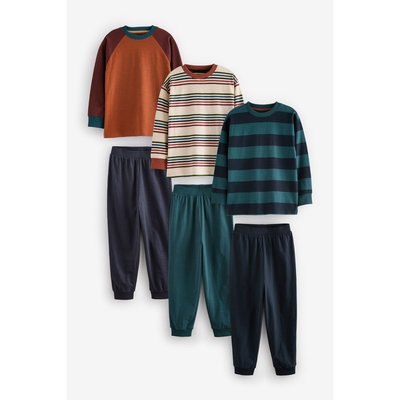 Pyjamas à manches longues, lot de 3 NEXT