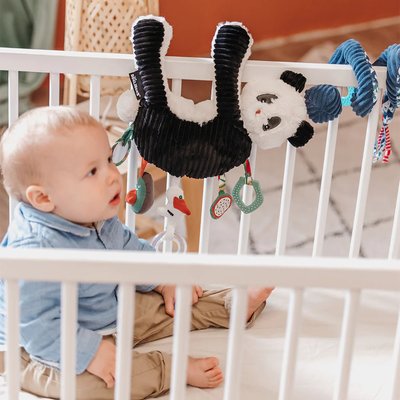 Peluche d'activités Rototos le panda LES DEGLINGOS