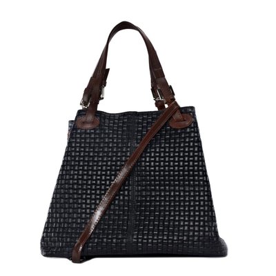 Sac à main en cuir italien tressé MALLARME OH MY BAG