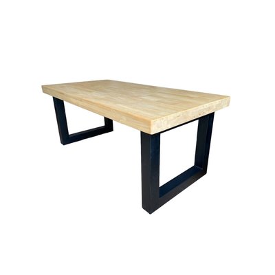 Table basse relevable en bois et acier - MATIKA MATHI DESIGN