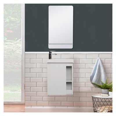Ensemble meuble lave-mains + miroir HAMPTON MOB IN