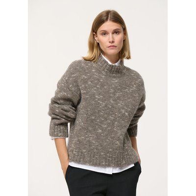 Pull col montant et encolure V milieu de dos HUMILITY