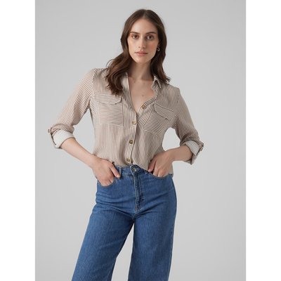 Chemisier rayé, manches longues VERO MODA