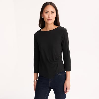 T-shirt col bateau manches 3/4 ANNE WEYBURN