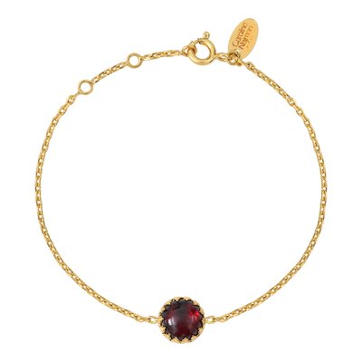 Bracelet cordelia grenat CAROLINE NAJMAN