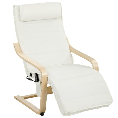 Accent Chair Lin Blanc HOMCOM