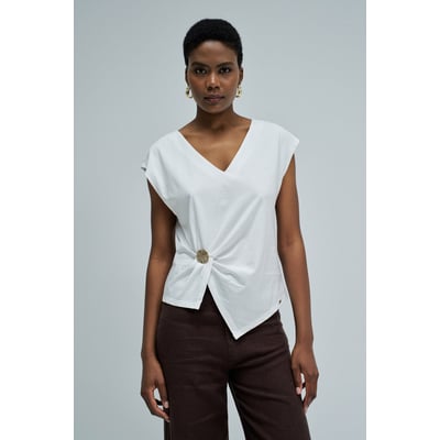 T-SHIRT AVEC APPLICATION DORÉE SALSA JEANS