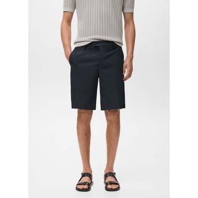 Bermuda en coton élastique intérieur MANGO MAN