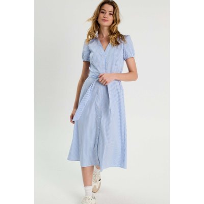 Robe chemise longue ceinturée CACHE CACHE