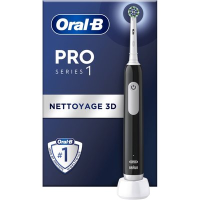 Brosse à dents électrique Pro 1 Noire Cross Action ORAL B