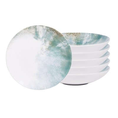 Assiette creuse   22 cm (lot de 6)-ISLANDE TABLE PASSION