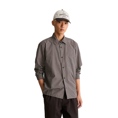 Chemise coupe classique en popeline de coton bio à carreaux MARC O’POLO DENIM
