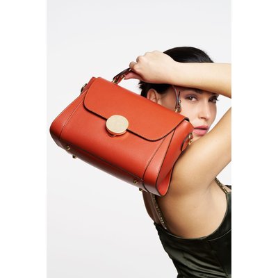 Sac à main en cuir grainé APOLLINE OH MY BAG