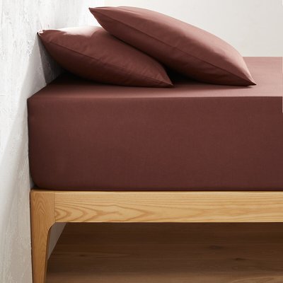 Drap housse uni coton, bonnet 32cm, Scenario LA REDOUTE INTERIEURS