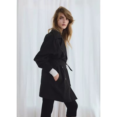 Trench midi ceinture MANGO