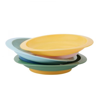 Lot de 3 assiettes antidérapantes BADABULLE