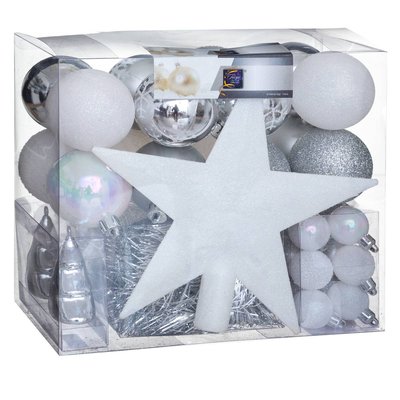 Kit de sapin "Colorama de Noël" 44 pièces rouge or FEERIC LIGHTS & CHRISTMAS