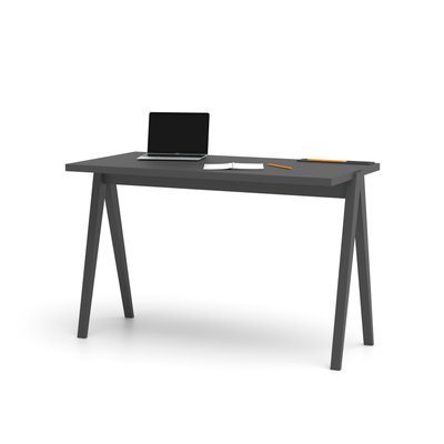 Bureau en mélamine et hêtre cérusée, Colmar XL HERDASA