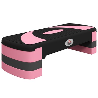 Stepper fitness hauteur reglable 3 niveaux HOMCOM