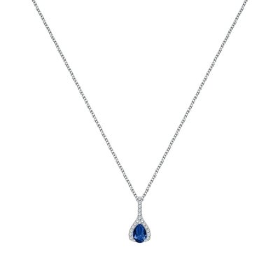 Collier en argent 925 et oxyde de zirconium CLEOR