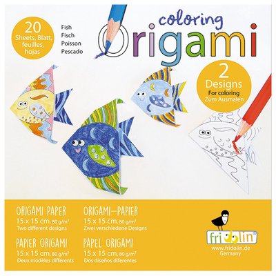 Coloring Origami - Poisson FRIDOLIN