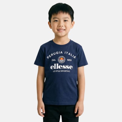 T-shirt manches courtes imprimé, col rond TEAM ELLESSE