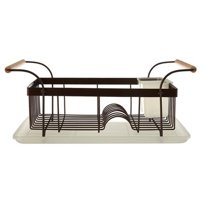 Metal Dish Rack in Bronze Finish SO'HOME