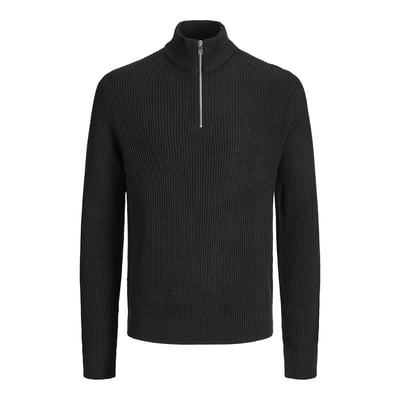 Pull col montant, demi-zippé JACK & JONES