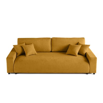 Canapé Convertible en Velours texturé 3 places - PIVOINE LISA DESIGN