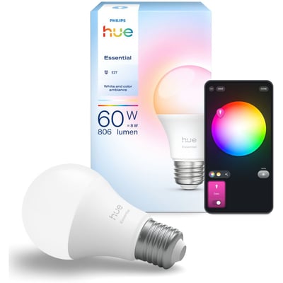 Ampoule LED connectée Essential E27 White&Color Ambiance PHILIPS HUE