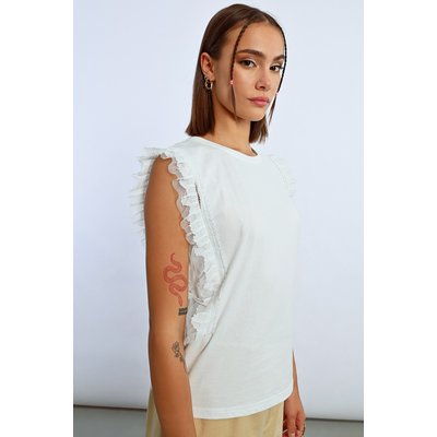 T-shirt à dentelle LILI SIDONIO