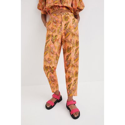 Pantalon Lin Mangue Tropical DESIGUAL