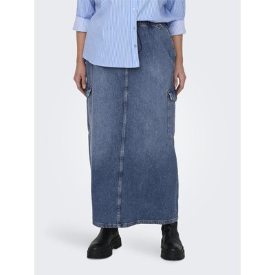 CARSTELLA Jean Jupe longue Jupe en denim ONLY CARMAKOMA