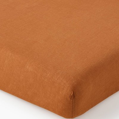 Drap housse, 100% lin MONOPRIX