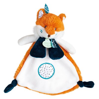 Doudou naissance twipi renard 23 cm orange DOUDOU ET COMPAGNIE
