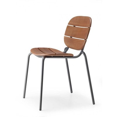 Lot de chaises outdoor SiSi Wood SCAB DESIGN